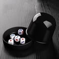 thumbnail image 2 of Juego de Dados de Póquer de Plástico con Vaso Agitador de 5 Dados, Caja de Dados para Juegos de Mesa para Beber, Color Negro, 2 of 7