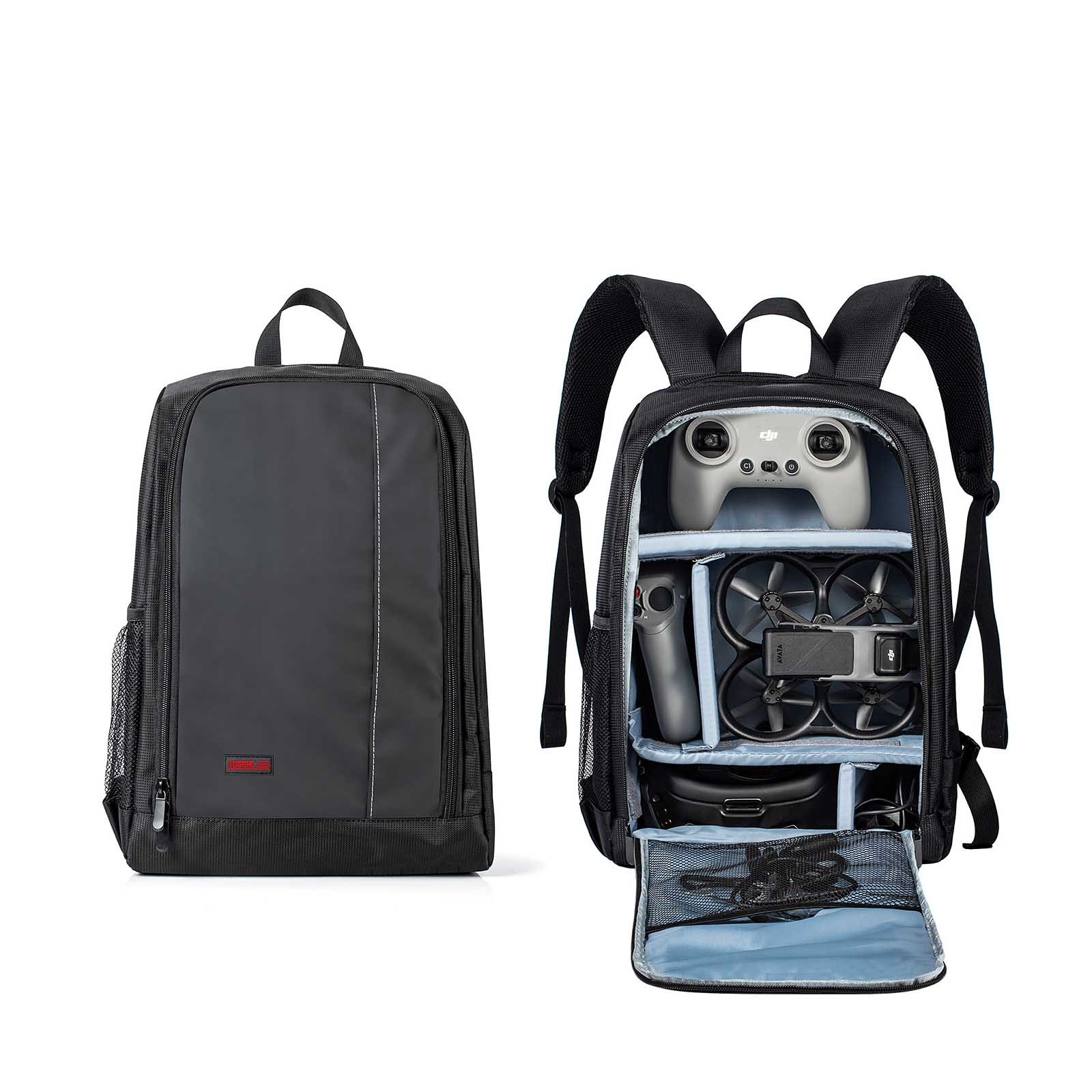 For DJI Avata Drone Black Breathable Waterproof Decompression Travel  Backpack Large Capacity FPV Combo Accessories Storage Case - Walmart.com