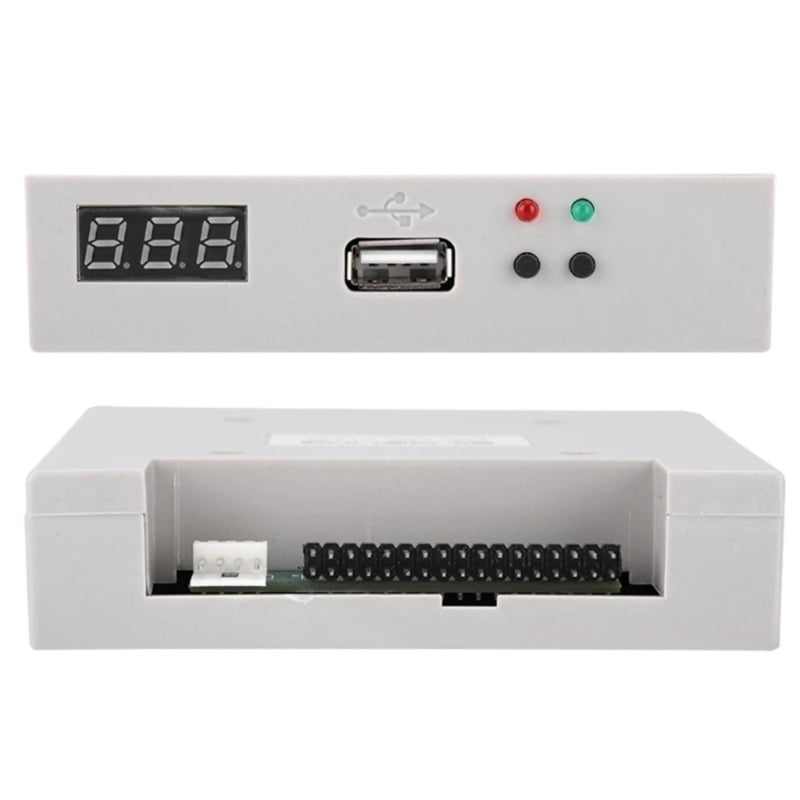 Zecic FDD-UDD U144K 1.44Mb Floppy Disk Reader Drive USB SSD Floppy Drive Emulator 32-Bit Cpu Floppy Drive Emulator Plug N for