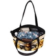 thumbnail image 5 of Honeybee Canvas Leather Mix Hand-Held Bag - Twill, Sponge, Jeanette - 30x10.5x39cm - Women's Fashion Accessory for Work and Travel, 5 of 5