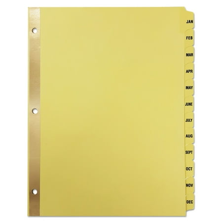 UPC 087547208144 product image for Universal UNV20814 Preprinted Plastic-Coated Tab Dividers 12 Month Tabs Letter B | upcitemdb.com