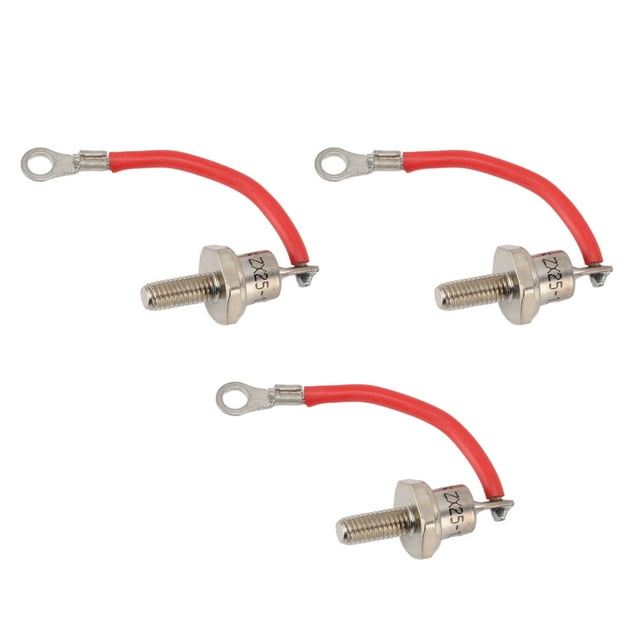 3Pcs 25A ZX25 12 Diesel Generator Diode Diode Rectifier Kit Portable Rectifier Diode Replacement Accessories