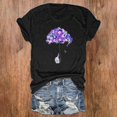 thumbnail image 3 of Wangmeiwg Women's I Will Remember For You Awareness Print T Shirt Short Sleeve, 3 of 3