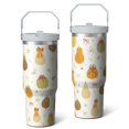 thumbnail image 2 of 1pc autumn 30oz Tumbler with Straw & Handle - Insulated Stainless Steel Cup | Holiday Gift for Man Women (Christmas, Valentine's, Birthday), 2 of 7