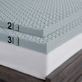 thumbnail image 3 of Dream Serenity 2" Cool Point Relief Memory Foam Mattress Topper, Twin, 3 of 8