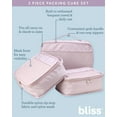thumbnail image 4 of Bliss Packing Cubes for Travel - 3 Piece Compression Packing Cubes Travel Bags Organizer for Luggage, 4 of 7
