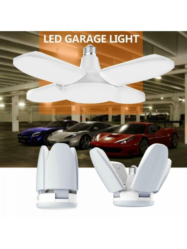 Deformable LED Garage Light 60W E27 Universal Foldable Ceiling Workshop Lamp 