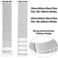 thumbnail image 4 of BXUXOHS (1Pack/4Pack) Sport Loop Bands for Apple Watch Band 44mm 45mm 40mm 38mm 42mm 49mm 41mm Women Men Adjustable Velcro Braided Nylon Watch Band for iWatch Series Ultra 8 7 SE 6 5 4 3 2 1 Nike, 4 of 15