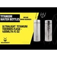 thumbnail image 4 of SILVERANT Titanium Double-Wall Insulated Thermos Flask 400ml/14fl oz, 4 of 14