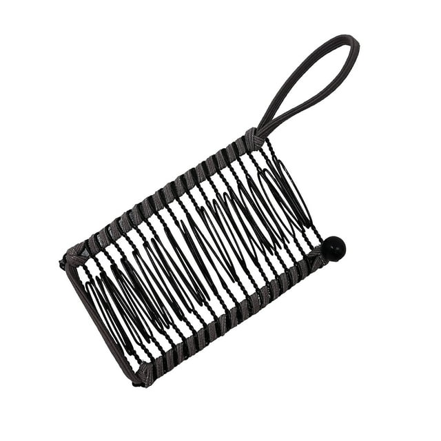TIMIFIS Jewelry Anti-Slip Hair Clip Retro Banana Hair Clip Elastic Hair Accessory 20 Teeth Banana Comb Hair Clip For Thick Wavy Natural Curls Valentine'S Day Gift