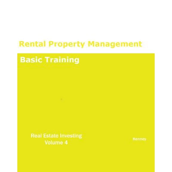 Pre-Owned Rental Property Management Basic Training Real Estate Investing