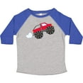 thumbnail image 3 of Inktastic Red Monster Truck Action Boys or Girls Toddler T-Shirt, 3 of 5