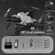 thumbnail image 4 of Monstrate Dron plegable con Control remoto para acampar, cámara de viaje, cuadricóptero recargable, avión de largo alcance, juguete, regalo de Accesorios para aéreos Cámaras duales grises, 4 of 6
