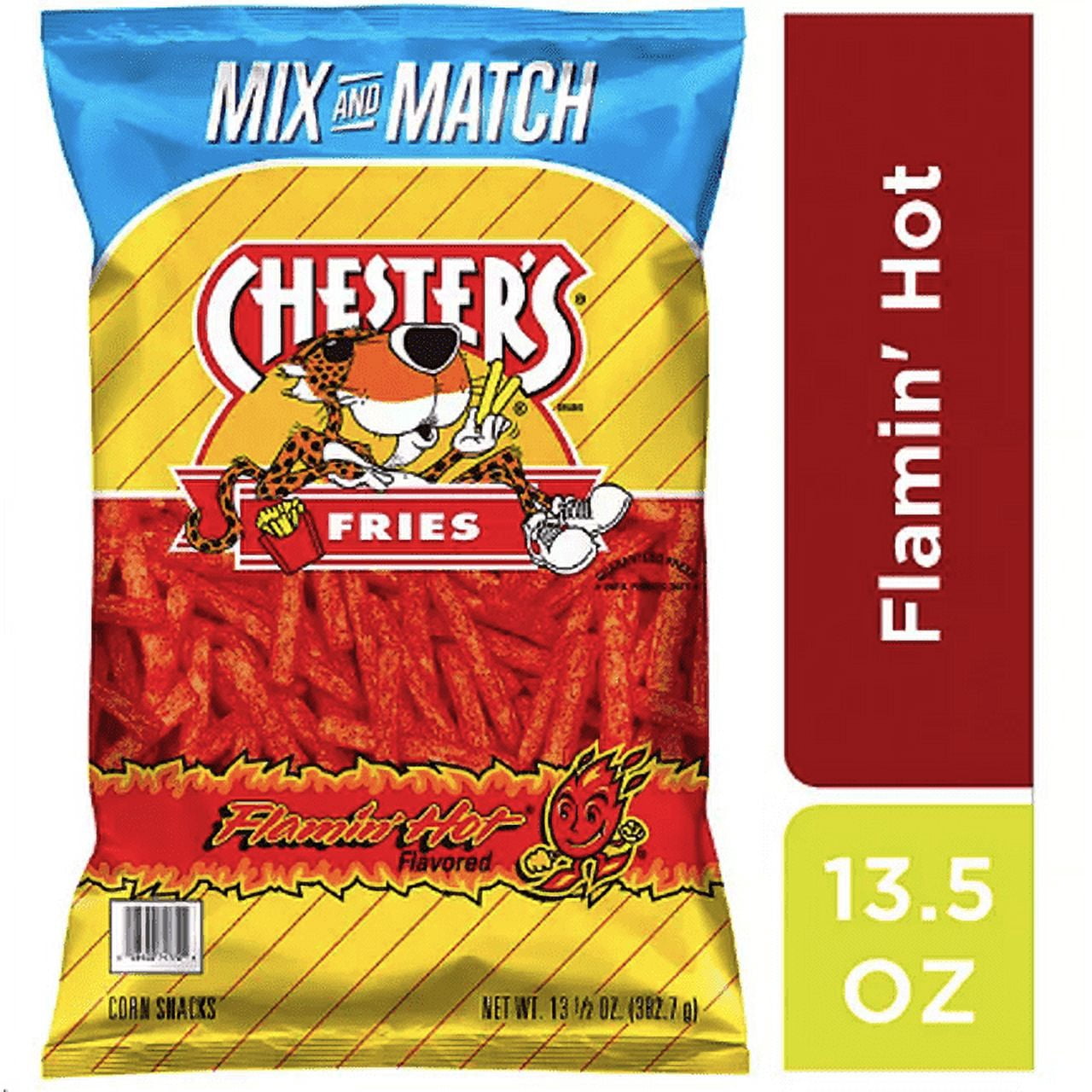 Chester's Fries Flamin' Hot Corn & Potato Snacks