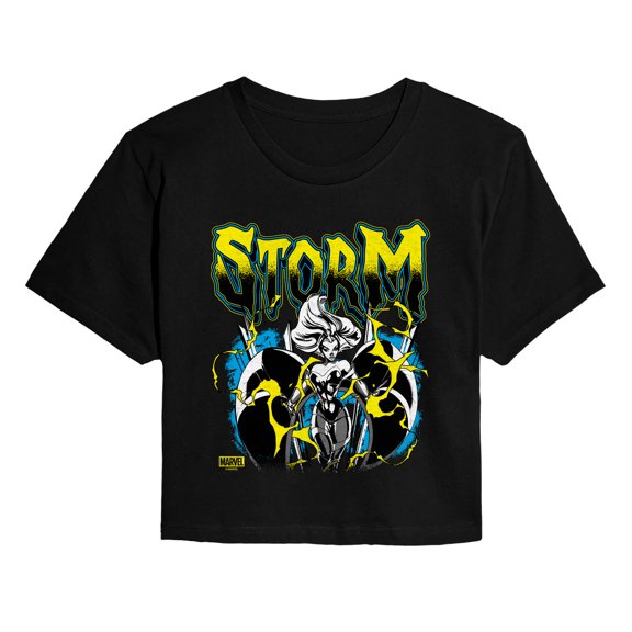 Marvel X-Men - Storm Metal - Juniors Cropped Graphic T-Shirt