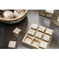 thumbnail image 2 of Gerson The Lamp Stand Heritage Mango Wood and Metal Tic Tac Toe by GG Collection, 2 of 5