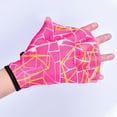thumbnail image 3 of Cheers.US 1 Pair Nylon Swimming Gloves Aquatic Swimming Webbed Gloves Water Training Hand Webbed Hands Webbed Flippers Swim Gear Gloves Fit Aquatic Training Swim Costume Dive Hand Equipment, 3 of 3