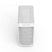 Fractal Design Meshify 3 ATX mATX Mid Tower PC Case - White Chassis with Clear TG Side Panel