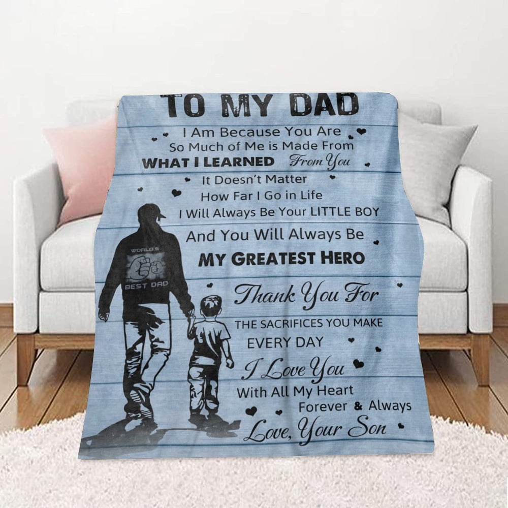  Fishing Daddy I Love You Personalized Blanket Gifts Great  Mother's Day Birthday Father Day Ideas Soft Throw Blanket #10623M21 : Home  & Kitchen