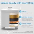thumbnail image 3 of Shower head filter designed for healthy hair and skin - removes chlorine and heavy metals, high-pressure 6-mode setting shower head filter for hard water (chrome color), 3 of 4