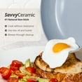 thumbnail image 4 of Greater Goods Savvy Ceramic Nonstick Cookware Set, 10 Piece Kit (Birch White), 4 of 13