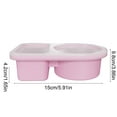 thumbnail image 3 of Kumdkd 2-Compartment Silicone Sauce Container - Leakproof 6oz Food Storage with Lid | BPA-Free for Condiments & Camping Kitchen Organization, 3 of 6