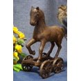 thumbnail image 1 of Caballo de juguete con ruedas de hierro fundido IWDS 786295137644, 1 of 1
