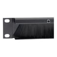 thumbnail image 4 of StarTech.com 1U High-density Brush Strip Cable Management Panel - Sturdy Steel Horizontal Data Centre Cable Management Panel (CMBRUSH1U) - Rack cable management panel - black - 1U - 19" - for P/N: RACK-18U-20-WALL-OA, RACK-21U-20-WALL-OA, RACK-24U-20-WALL-OA, RK12OD2, RK3236BKF, 4 of 5