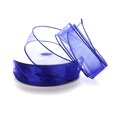thumbnail image 2 of Ribbon Traditions 1.5" Wired Sheer Organza Ribbon Royal Blue 10 Yards, 2 of 4