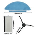 thumbnail image 6 of CHENGSI for Robot Vacuum Cleaner Replacement Parts Set for Tikom L9000 Lubluelu L60D Laresar L6 Nex Honor Q6 SE - Side Brushes Filters Mop Cloths Accessories Kit, 6 of 10