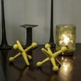 thumbnail image 6 of Zeckos Yellow Enamel Cast Iron Giant Jack Bookends Decorative, 6 of 9