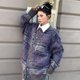 thumbnail image 1 of Cárdigan para mujer, estilo retro americano, estilo universitario, versátil, holgado, cómodo, estilo urbano, suave y holgado., 1 of 6