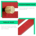 thumbnail image 2 of Raindrops Marker Ruler Line Ruler Parallel Ruler 20X8.8CM Red, 2 of 8