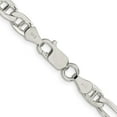 thumbnail image 3 of Auriga Fine Jewelry 925 Sterling Silver 5.5mm Figaro Anchor Chain Necklace 24inch for Women, 3 of 6