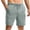 Green, variant on FUZHIQ Men's Gym Shorts 7 Inch Inseam Elastic Waist Solid Boxer Shorts Breathable Walking Summer Shorts Knee Length Cargo Pants,M