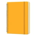 thumbnail image 2 of Lined Spiral Journal Notebook for Women & Men, 140 Pages, College Ruled Hardcover Notebook for Work & Note Taking, Journals for Writing, A5(6 x 8in) - Orange, 2 of 9
