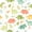 Green White, variant on Homewish Cute Cartoon Dino Twin Quilt Set,Kawaii Plants Twin Coverlet Set,White,2pcs