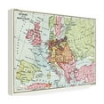 thumbnail image 4 of Trademark Art 'Map of Europe After the Peace of Tilsit, 1807' Canvas Art, 4 of 4