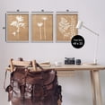 thumbnail image 4 of Stupell Industries Nature Botanical Silhouettes Botanical & Floral Painting Gray Framed Art Print Wall Art, 16 x 20, Set of 3, 4 of 10