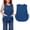 Blue, variant on DOVACKA Unisex Water & Oil Resistant Smock Apron with Pocket, Kitchen Cleaning Work Apron for Men Women