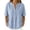Light Blue, variant on TrendOFT Womens Pullover Tops Solid Color Loose Fit Stand Collar Short Sleeve Casual Daily Soft Tops Army Green L