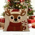 thumbnail image 6 of Under $5 Christmas Throw Pillow Covers 18x18" Christmas Pillow Cover Holiday Decoration Christmas Gifts, 6 of 7