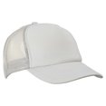 thumbnail image 1 of Myrtle Beach - Gorra de cinco paneles con malla de poliéster para adultos unisex (Gris Claro), 1 of 2