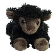 Aurora - Small Black Mini Flopsie - 8.5 Ebony Lamb - Adorable Stuffed Animal