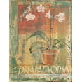 thumbnail image 2 of Unknown 12x14 Gold Ornate Wood Framed with Double Matting Museum Art Print Titled - Potted White II, 2 of 4