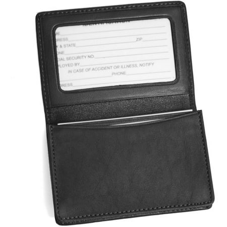 Classic Womens Business Card Case - Royce Leather Business Card Case Holder in Genuine Leather