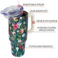 thumbnail image 3 of Christmas Tumbler with Handle and Straw Lid 40 oz,Cute Christmas Gifts for Women Xmas Lights Snowflakes Vacuum Insulated Leak Proof Tumbler,Winter Holiday Accessories Stainless Steel Coffee Cup Mug, 3 of 6