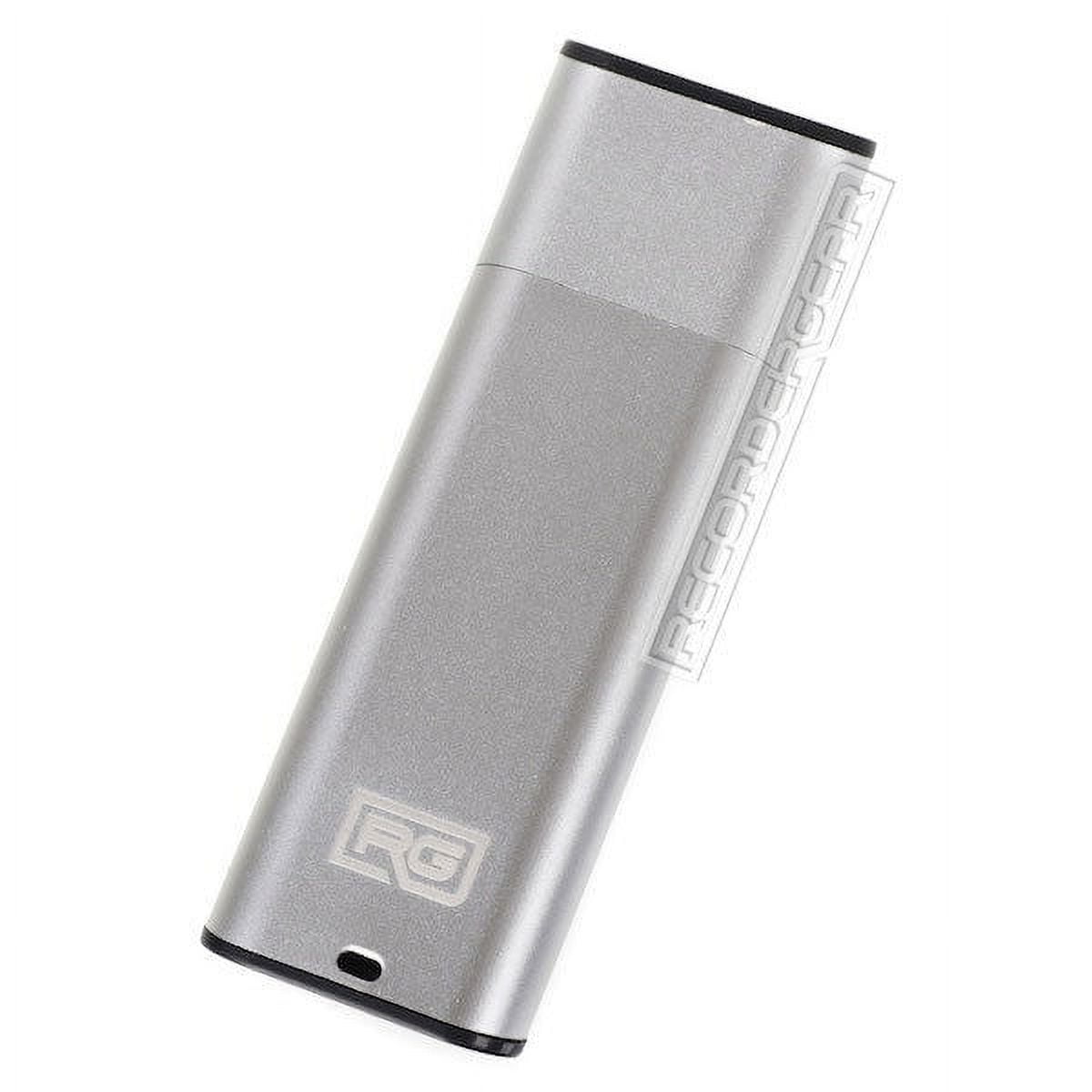 FD10 8GB USB Flash Drive Voice Recorder _ Small 192kbps HD Quality Audio Recording Device _ 16hr Battery 90hr Capacity _Gra