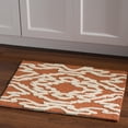 thumbnail image 2 of Linon Le Soleil Lisbon Hand Hooked Polypropylene 1'10"x2'10" Rug in Terracotta, 2 of 5