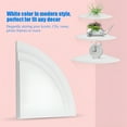 thumbnail image 4 of XIBUFE 2026 New 3Pcs Floating Corner Shelf Wall-Mounted Storage Rack Bookshelves Home Furniture Office Wall Decor for Bedroom, Living Room, Kitchen, Bathroom, Study, Office, 4 of 6